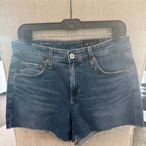 AG Hailey Boyfriend Cutoff Denim Shorts, Color: Sierra Mar, Size: 28 - NWT
